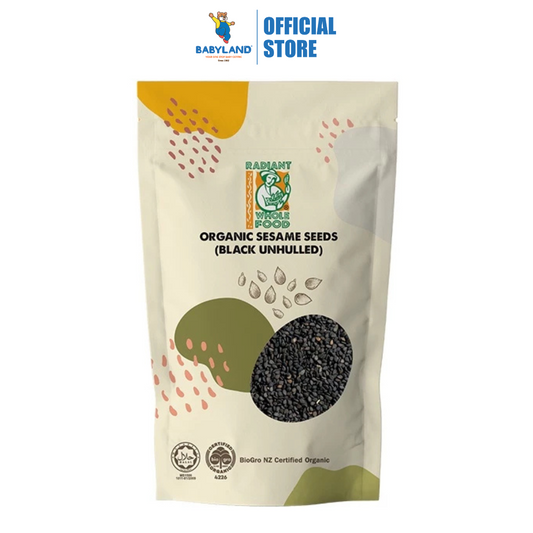 Radiant Organic Black Sesame (Raw, Unhulled) (200g)