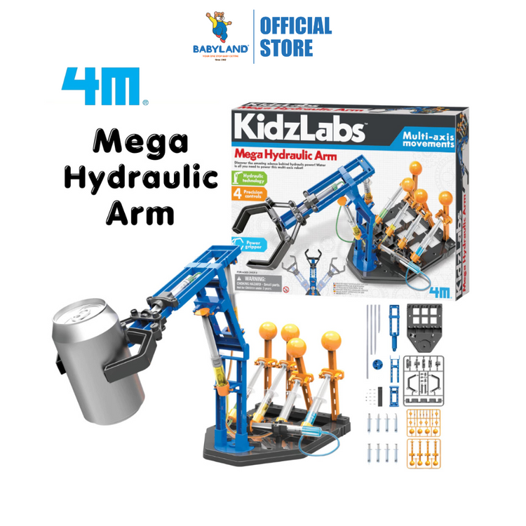 4M KidzLabs - Mega Hydraulic Arm (8Y+)