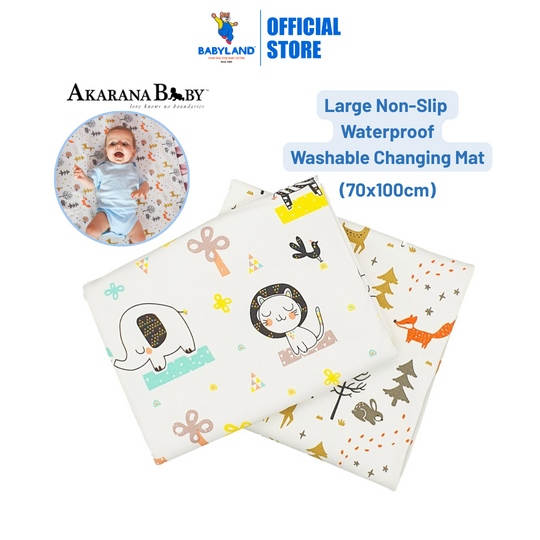 Akarana Baby Large Non-Slip Washable Cotton Mattress Protector
