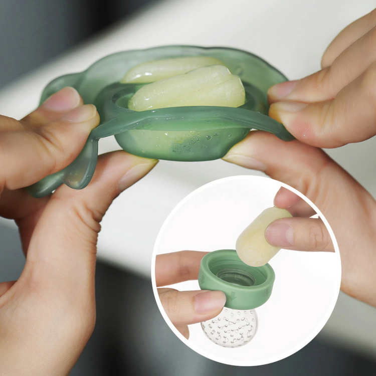 Haakaa Freeze-N-Feed Mini Combo - Silicone Feeder + Mini Tray