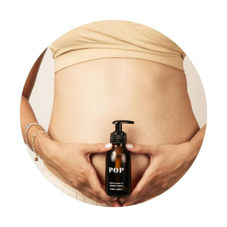 Pop Neutral Stretch Mark Oil (Rosemary & Vanilla) (115ml)