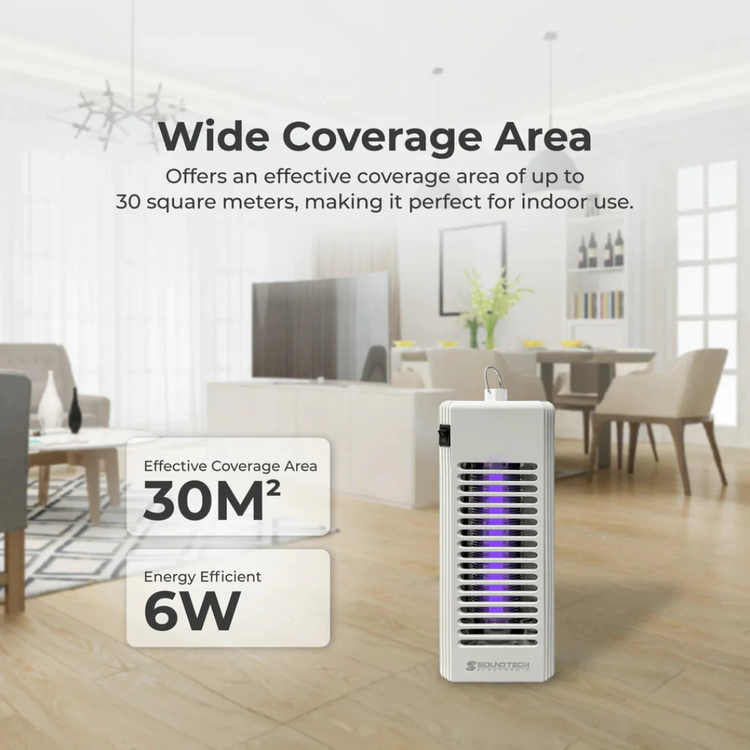 Soundteoh UVA Lamp Mosquito Killer Insect Killer M1 - White