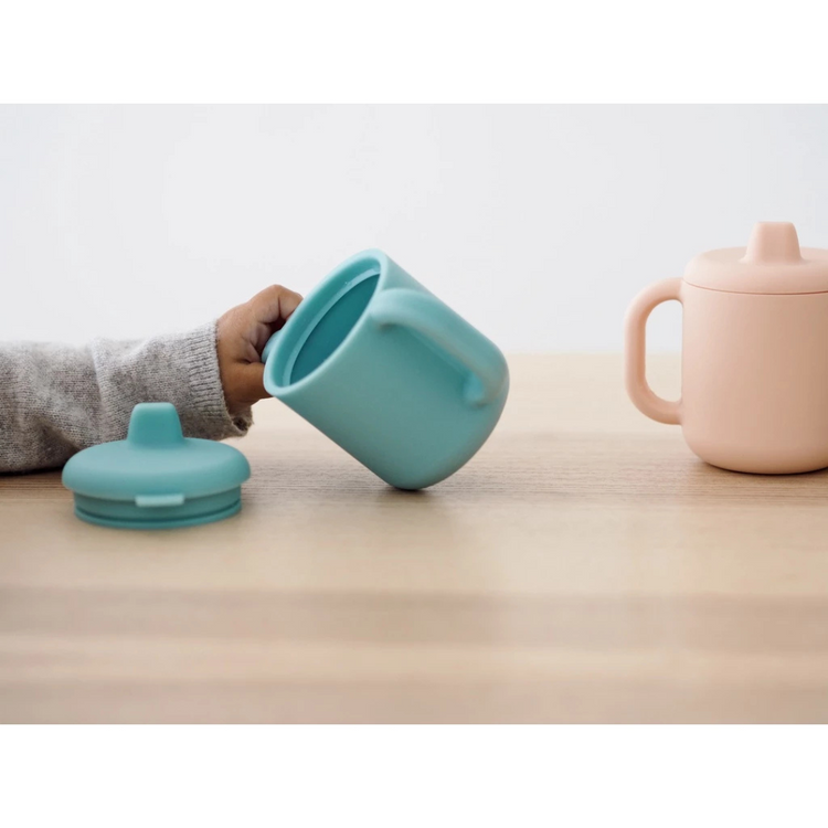 Beaba Silicone Learning Cup with Spout Lid