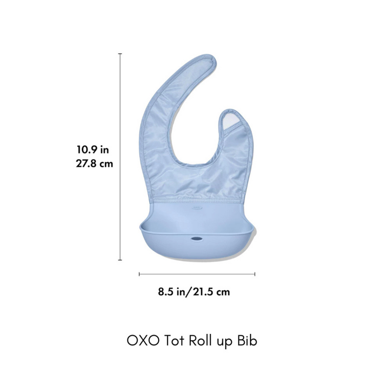 Oxo Tot Roll-Up Bib - 3 colours available