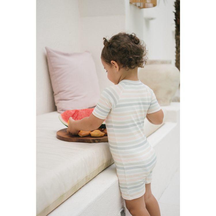 Joey & Mom UPF Protected Swimwear - Rainbow Splash