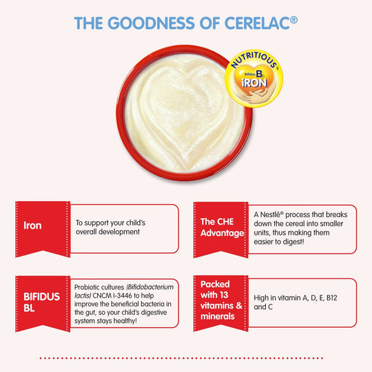 Nestle cerelac rice & mix fruit 6M+ (250G)