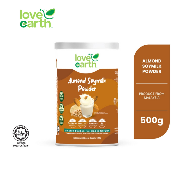 Love Earth Almond Soymilk Powder 500g