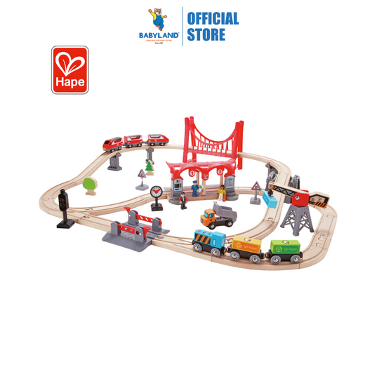Hape Busy City Rail Set (3Y+)