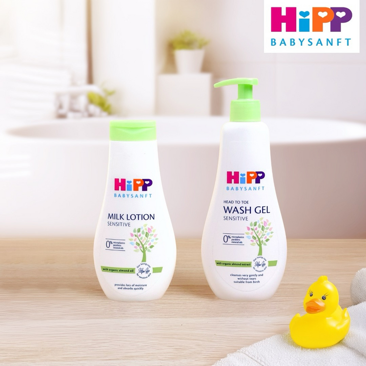 HiPP Babysanft Wash Gel With Organic Almond Extract (400ml)