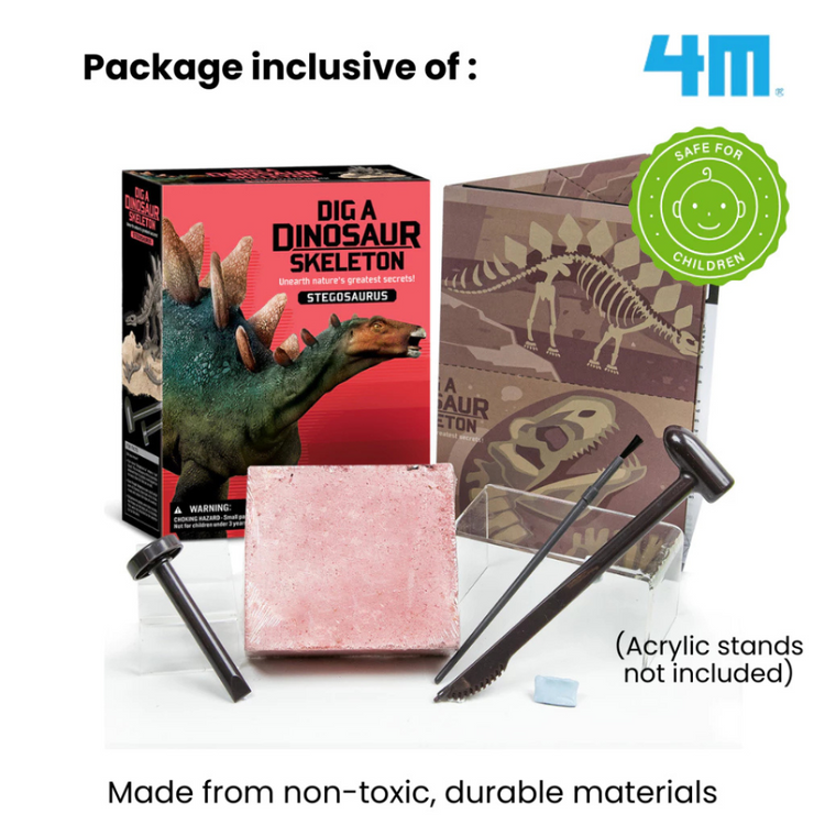 4M KidzLabs - Dig a Stegosaurus Skeleton (8Y+)