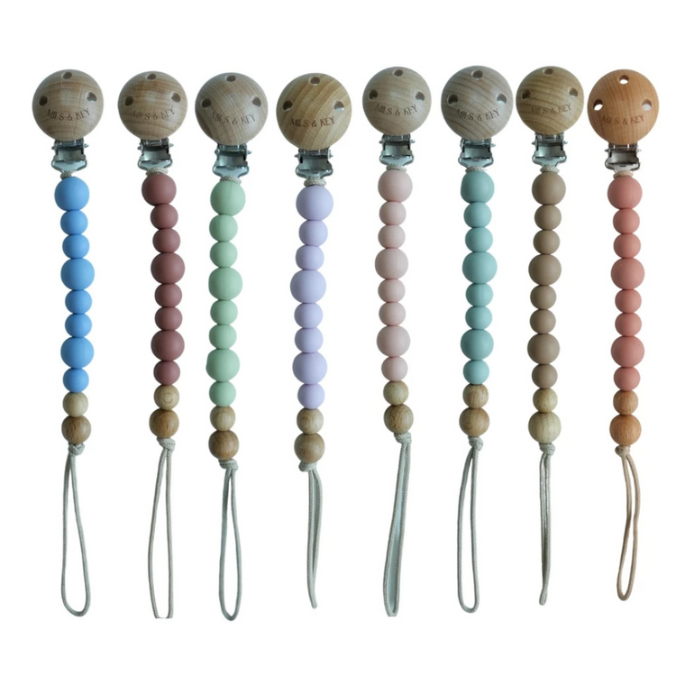 Mils and Key the CLASSIC Pacifier Clips (0m+)