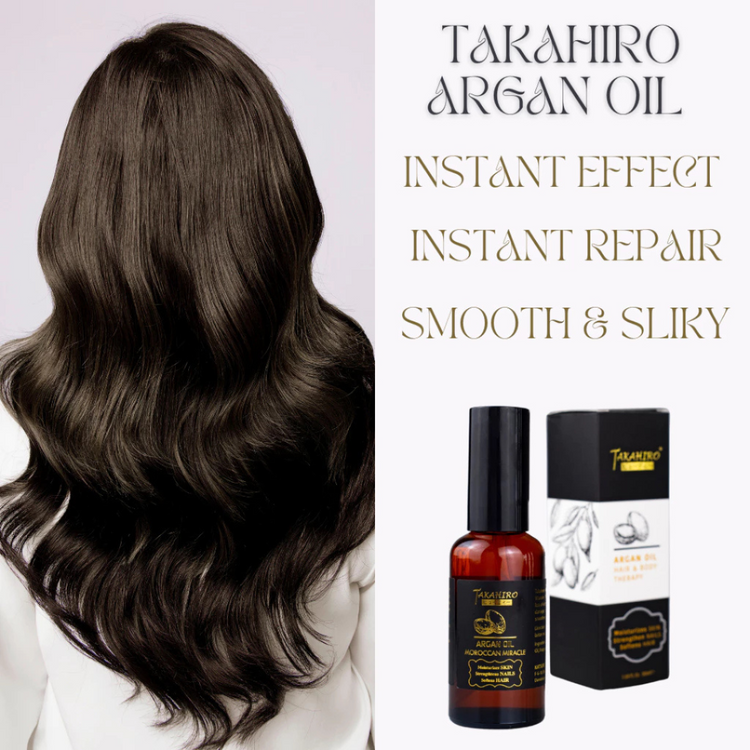 Takahiro Argan Oil 50ml - Hair Repair - Body Therapy - Moisturizing