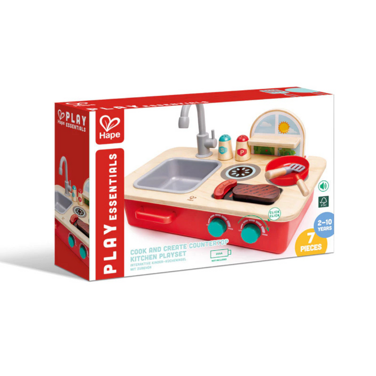 Hape 3201 Cook and Create Countertop Kitchen Playset (3Y+)