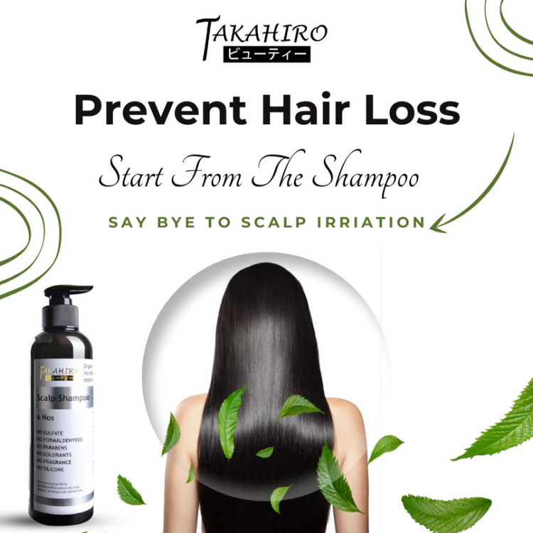 Takahiro Scalp Shampoo 300ml - Oily Hair-Hair Fall-Scalp Irritation-Sensitive Scalp