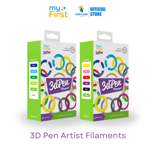 myFirst 3dPen Artist Filaments - 5 Colors Mega Pack 5x5m (Cold/Warm)