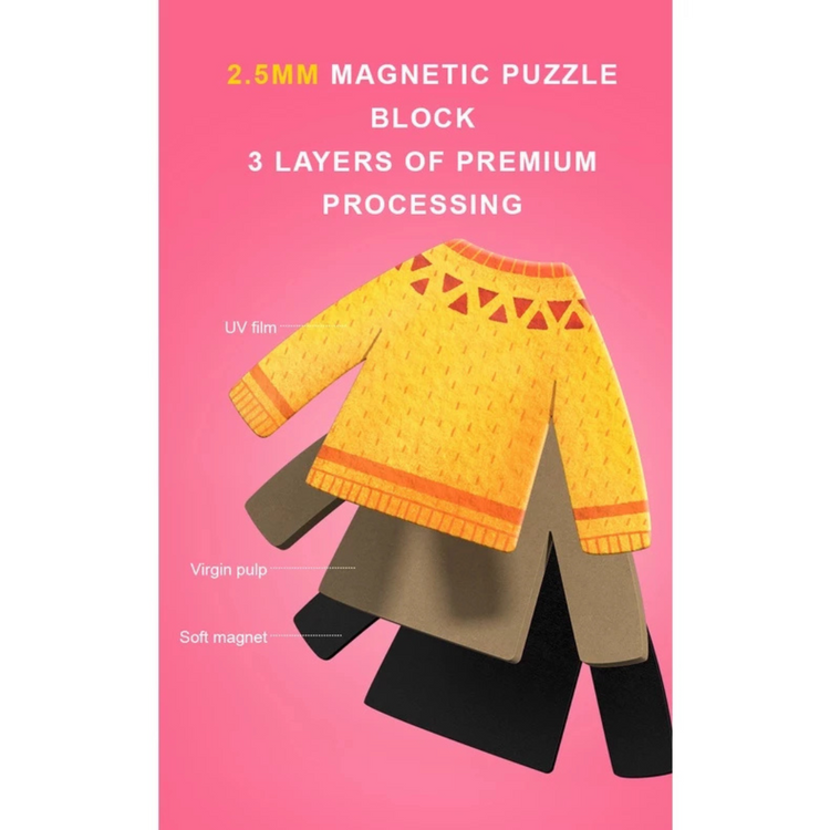 Mideer Magnetic Board Education Puzzle Playset (3Y+)