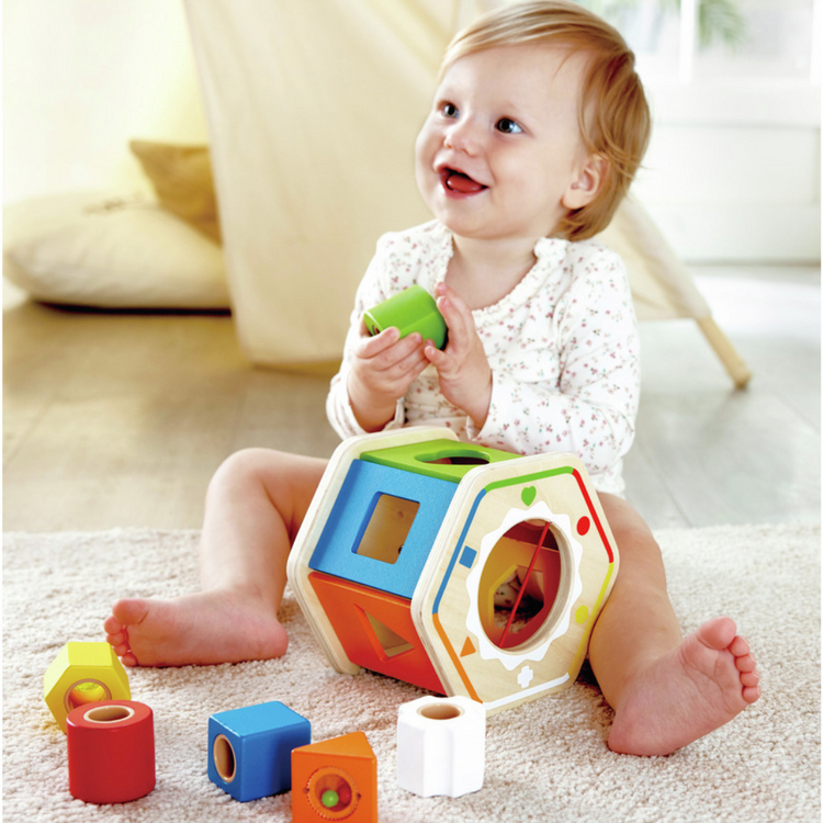 Hape 0516 Wooden Wonder Shape Sorter (1Y+)
