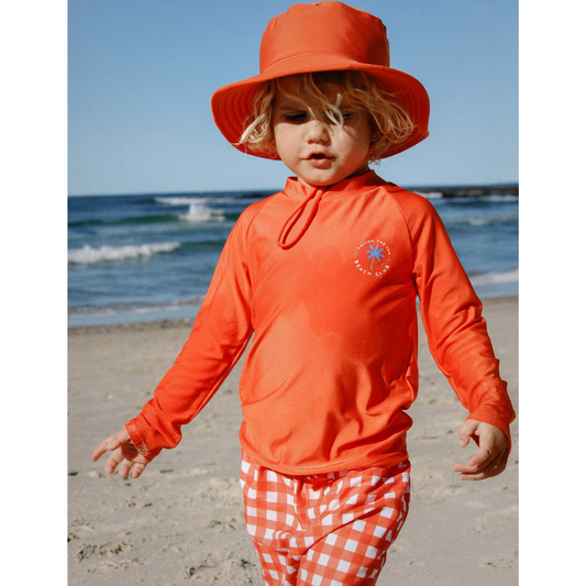 Purebaby Organic Fiesta Gingham Board Short & Rashie Set