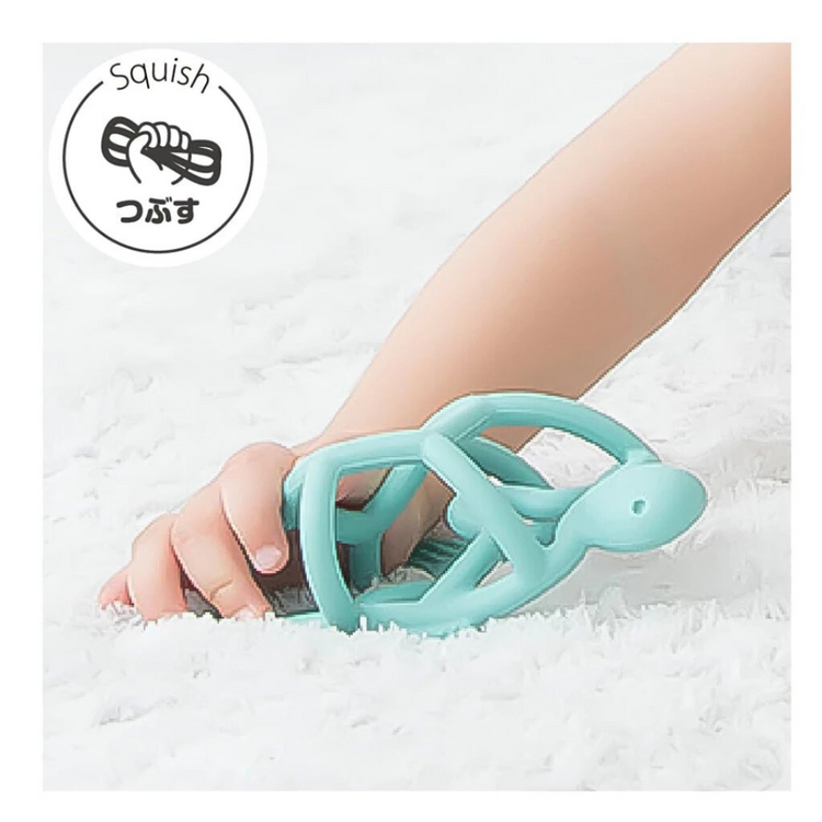 Richell Silicone Play Teether - 3m+ (Apple/ Bunny/ Turtle)