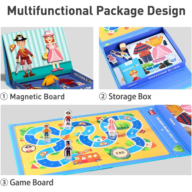 Mideer Magnetic Board Education Puzzle Playset (3Y+)