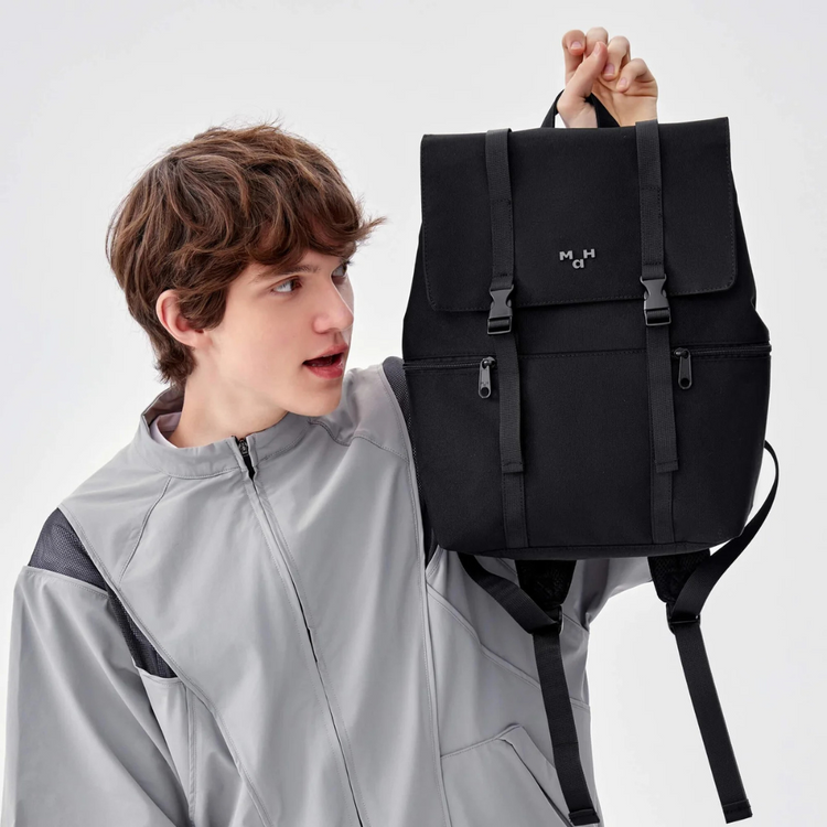 MAH Siro Backpack 14" | Splash Proof Laptop Bag with Zipper Compartment