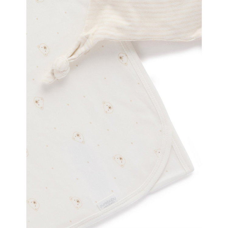 Purebaby Organic Vanilla Bear Bunny Rug & Snookie Pack