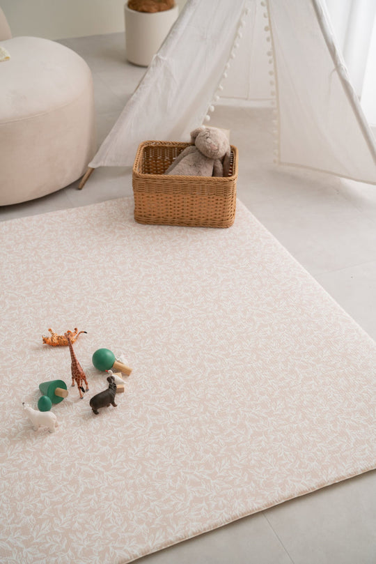 GingerBubs Rimba Play Mat Medium - Tan Brown (140 × 100 × 1.5 cm)
