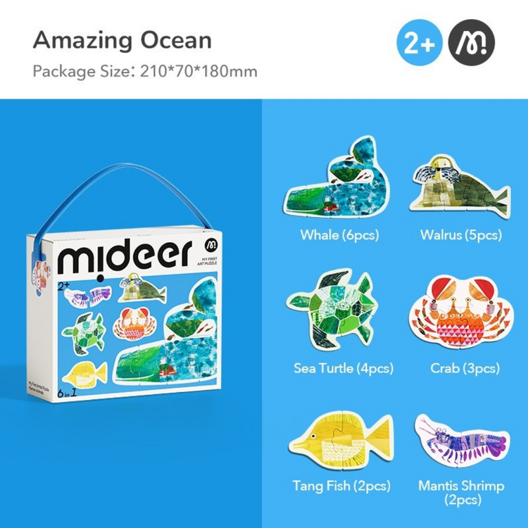 Mideer My First Artist Puzzle for babies (2Y+) - 5 Artist Series designs available