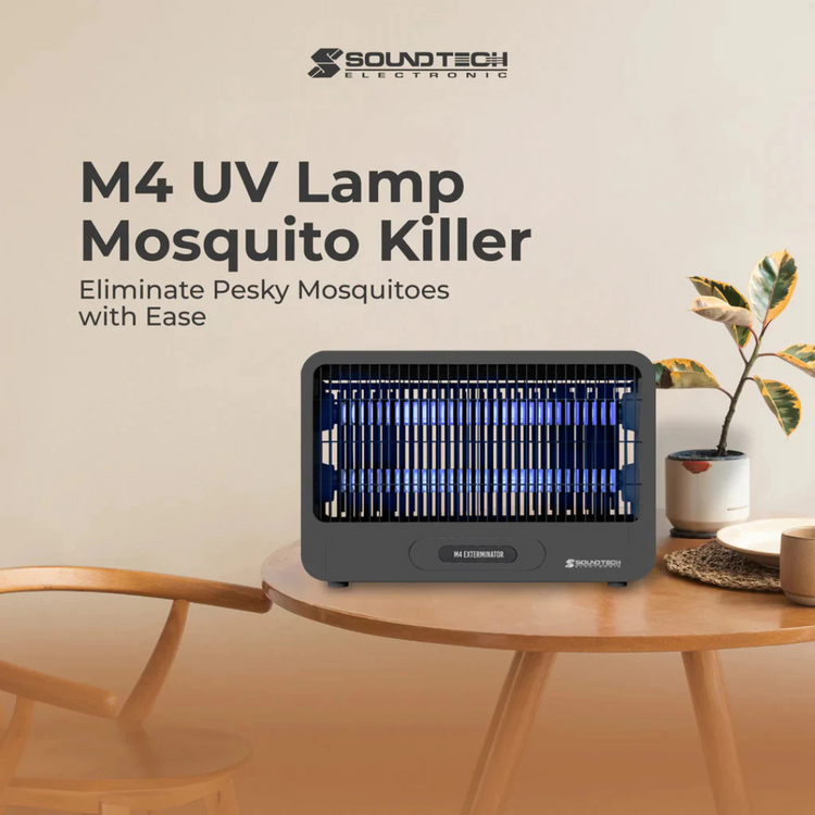 SoundTeoh UVA Lamp Mosquito Killer Insect Killer M4 - Dark Grey