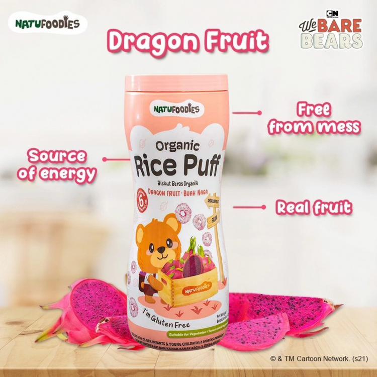 Natufoodies Organic Rice Puffs (6m+) (8m+)