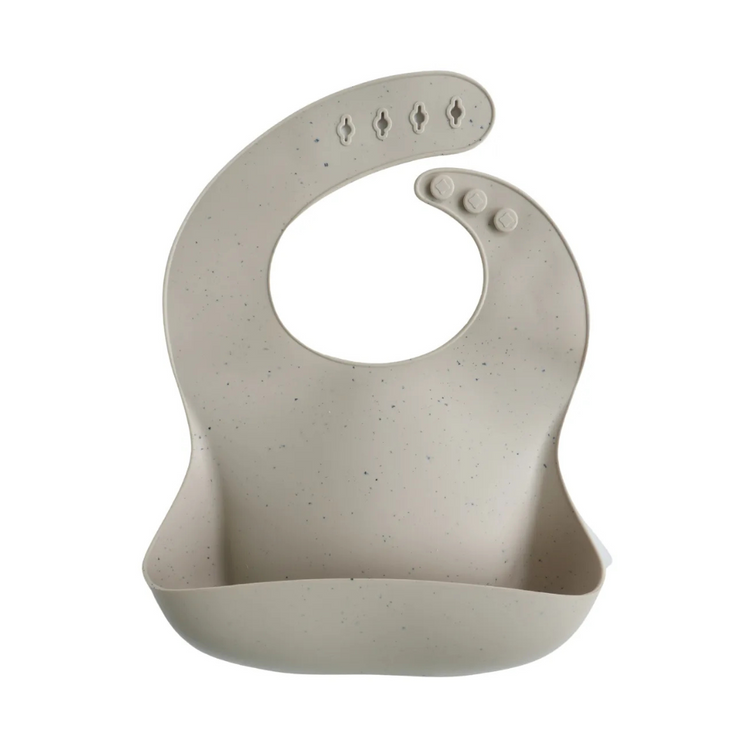 Mils and Key Silicone Speckled Bibs