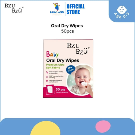 BZU BZU Baby Oral Dry Wipes 50pcs
