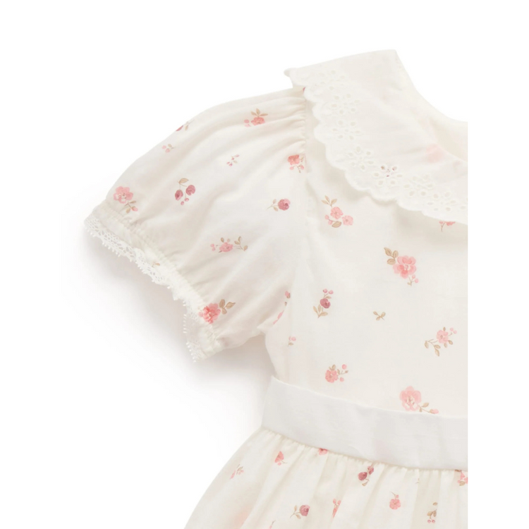 Purebaby Organic Rosebud Print Dress