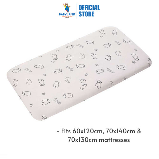 Baa Baa Sheepz Mattress Sheet - Sweet Dreams Baa Baa ( 60 x 120cm / 70 x 140cm )