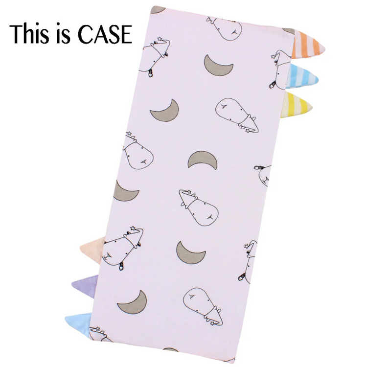 Baa Baa Sheepz Bed-Time Buddy Case Small Moon & Sheepz with Color & Stripe tag - Jumbo
