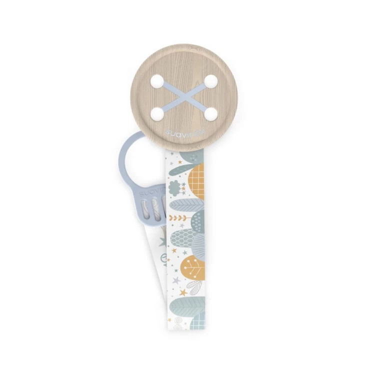 Suavinex Dreams Button Soother Clip With Ribbon