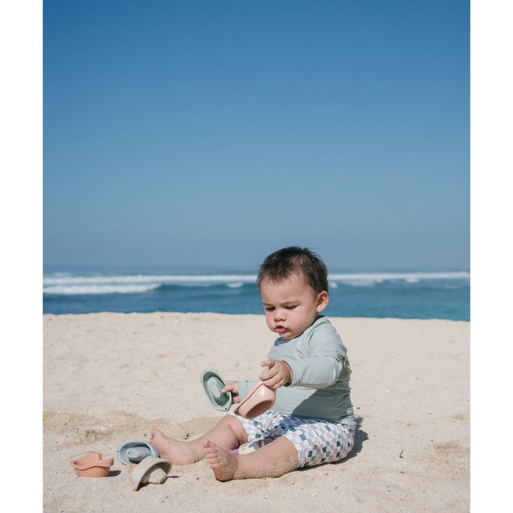 Joey & Mom UPF Protected Swimwear - Check & Chill