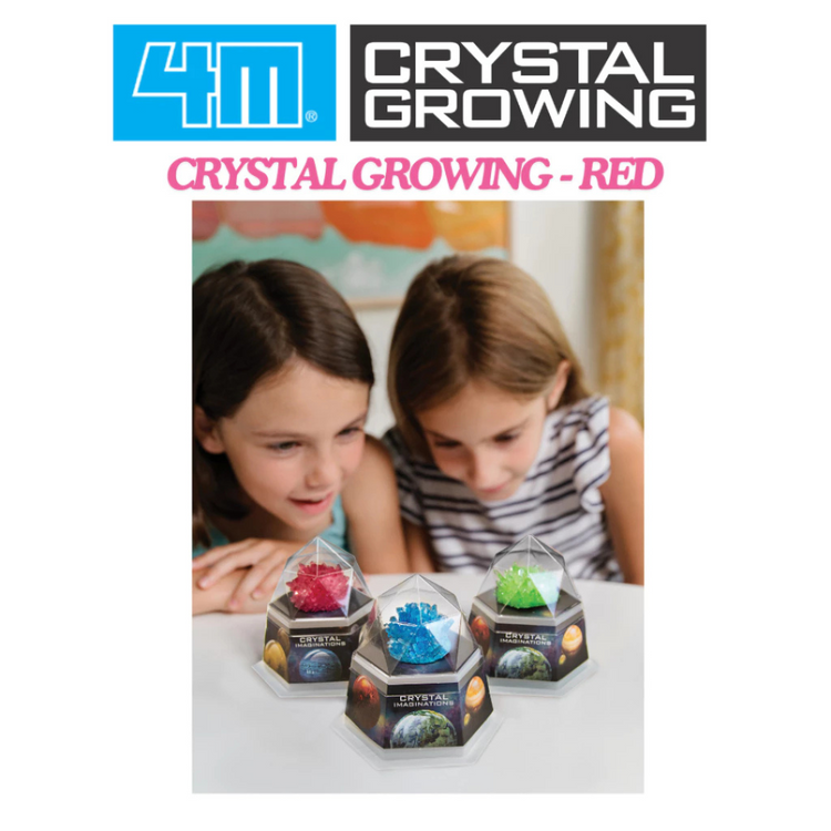 4M Crystal Growing - Crystal Imaginations Red (New Version) (10Y+)