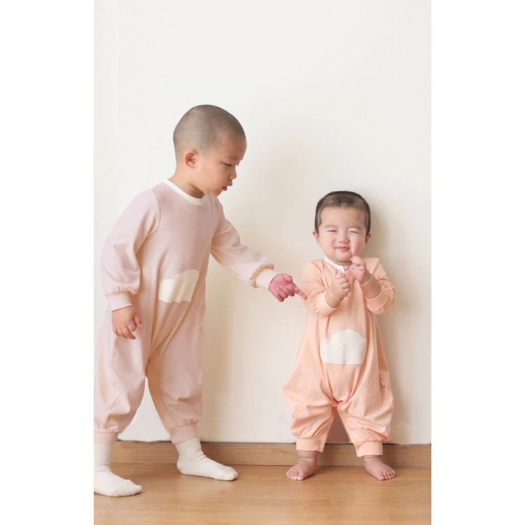 Twinkle Planet Organic Tubby Plant Dye Baggy Onepiece