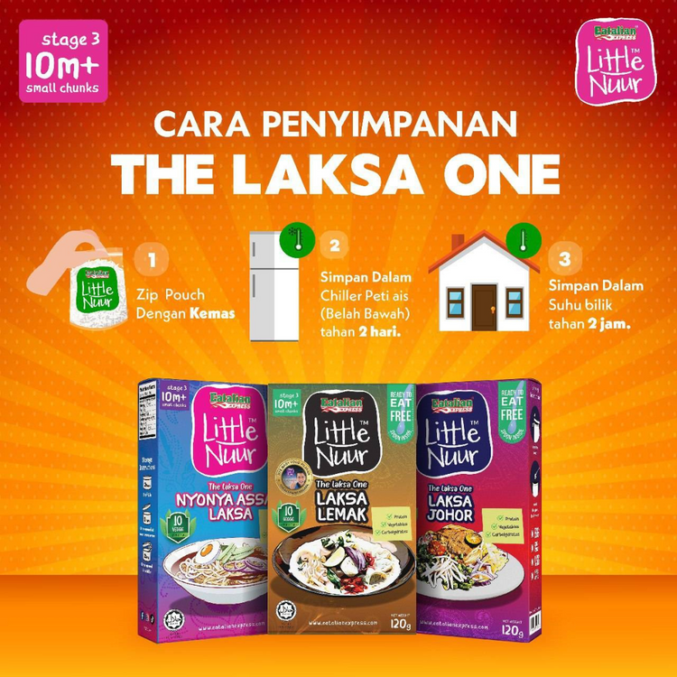 Eatalian Express Little Nuur - Laksa Johor 120g (10m+)