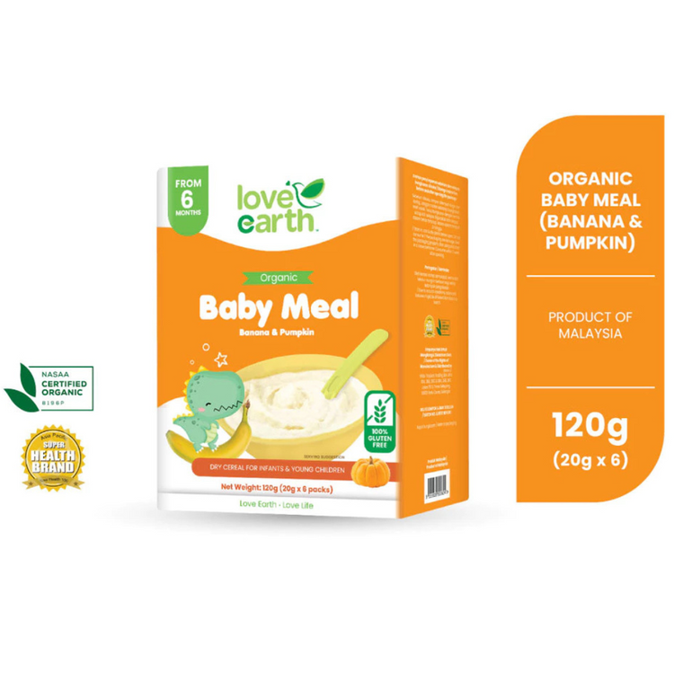 Love Earth Organic Baby Meal 120g (6 Sachet)