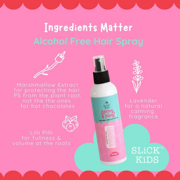 No Nasties Kids Natural Alcohol Free Hair Spray (200ml)