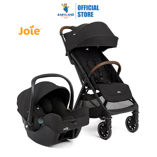 Joie Pact Pro Travel System (Birth to 22kg) | Pact Pro Stroller with i-Snug 2 Infant Carrier Car Seat