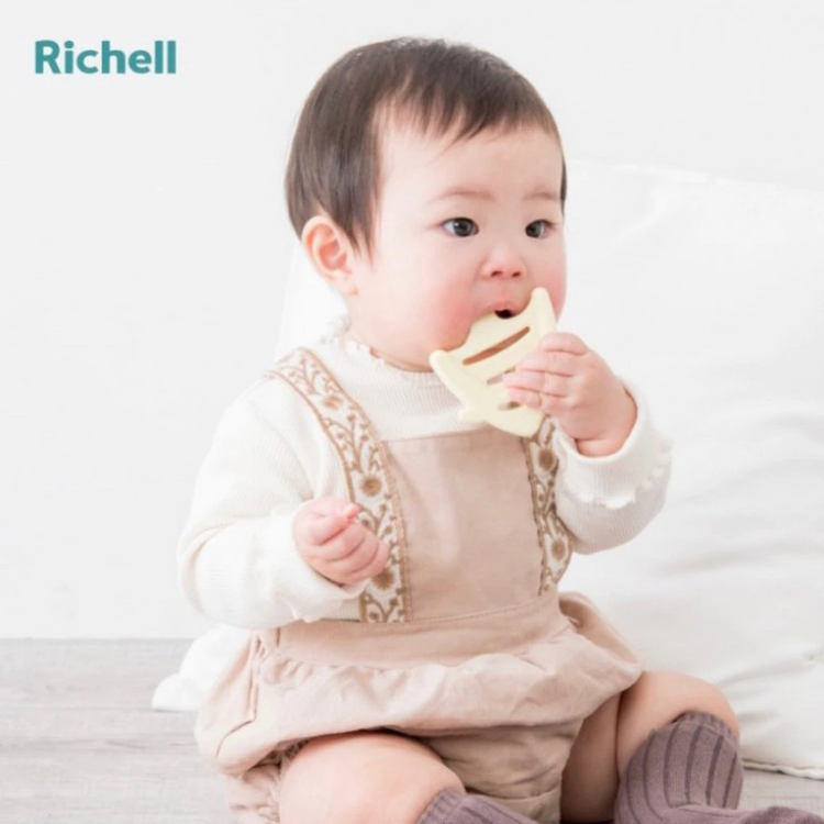 Richell Silicone Play Teether - 3m+ (Whale/Clownfish/Seahorse/Angelfish)