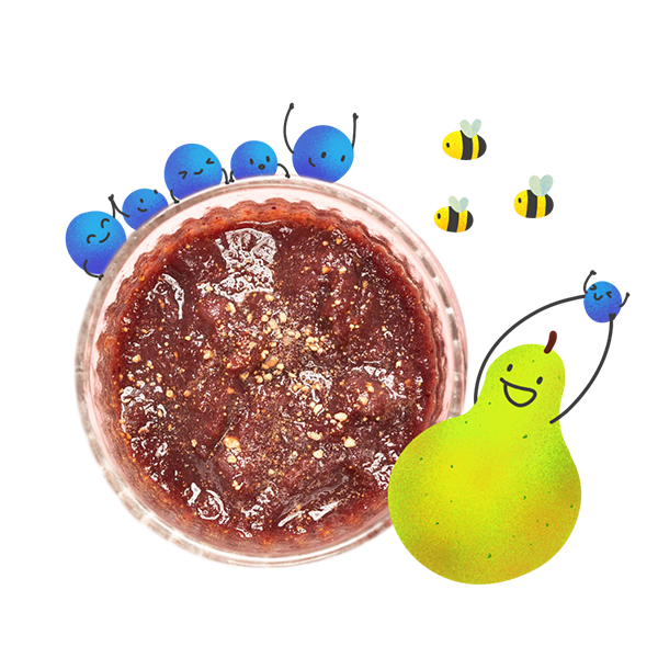 HaruPlate Blueberry & Pear Jam