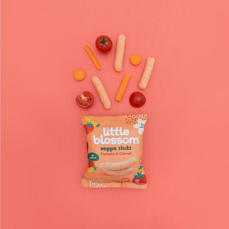 Little Blossom Veggie Sticks 12g - Tomato & Carrot