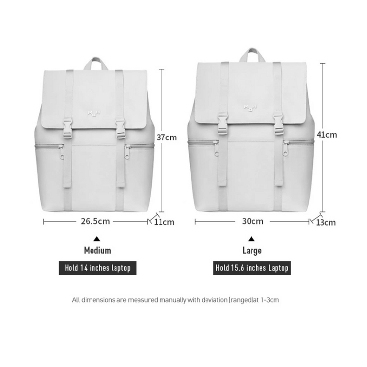 MAH Siro Backpack 14" | Splash Proof Laptop Bag with Zipper Compartment