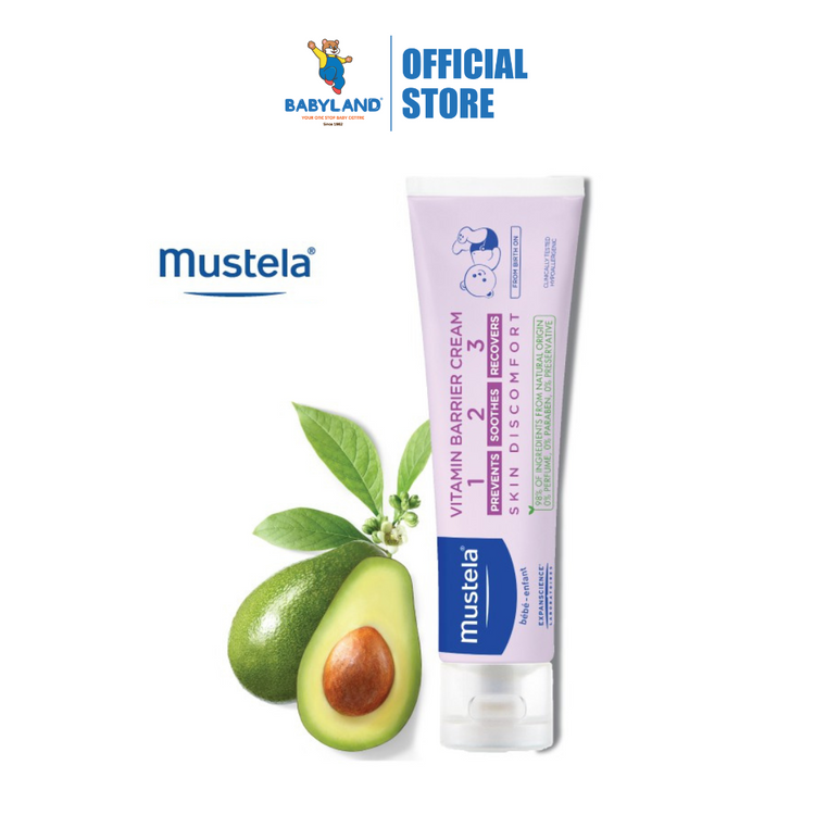 Mustela 123 Vitamin Barrier Cream for All Skin Types (100ML)