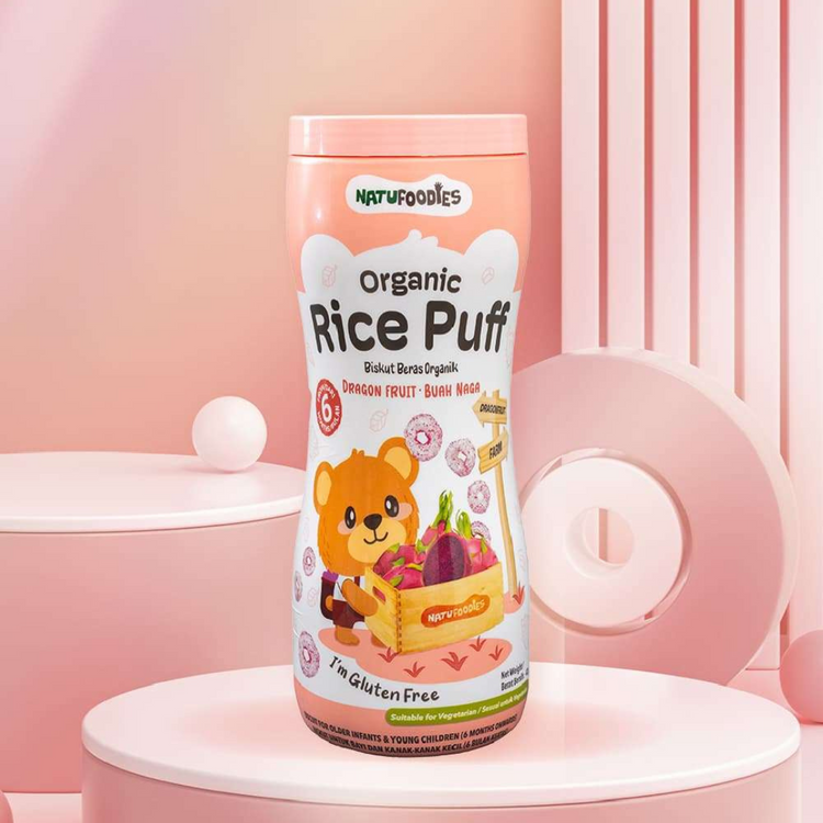 Natufoodies Organic Rice Puffs (6m+) (8m+)