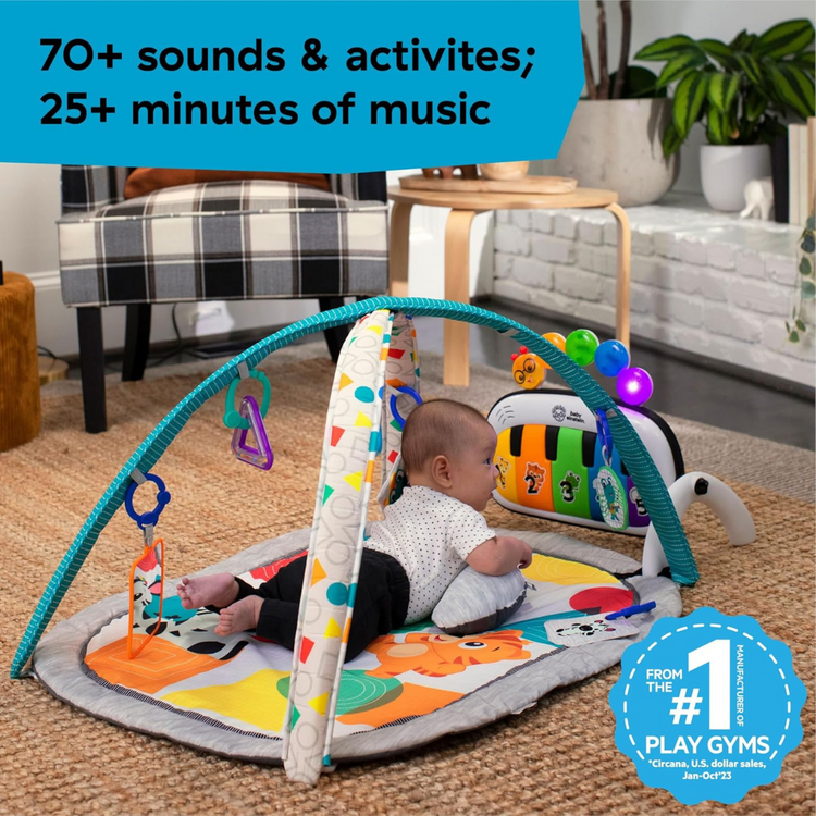 Baby Einstein 4-in-1 Kickin' Tunes Music and Language Discovery Activity Gym (0-36m)